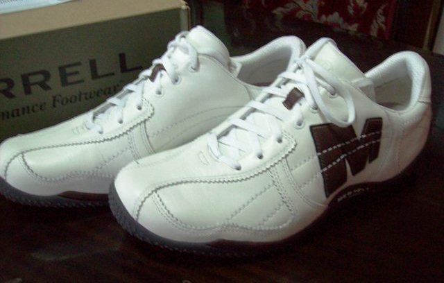 merrell white sneakers