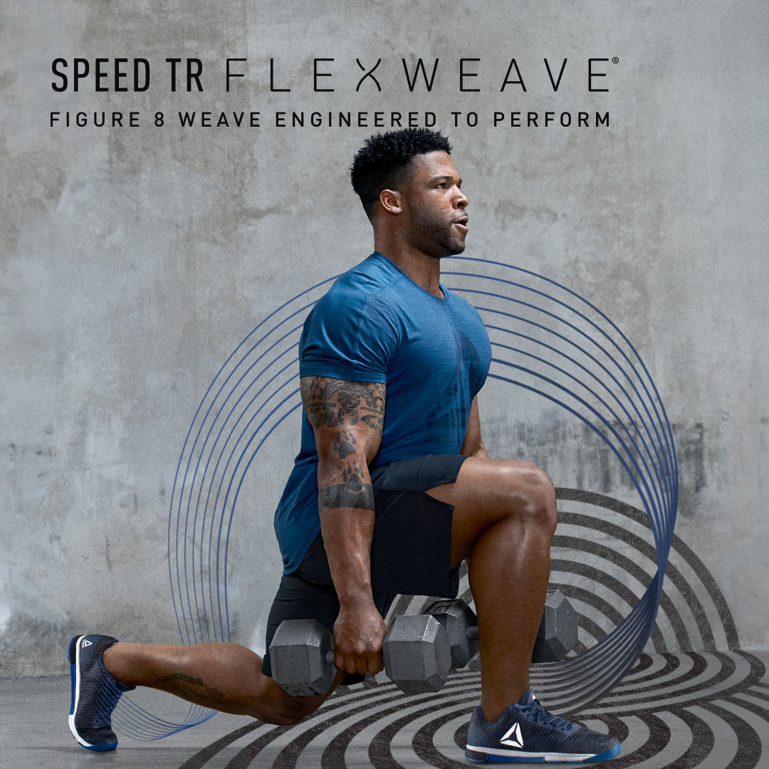 reebok men's speed tr flexweave training shoes